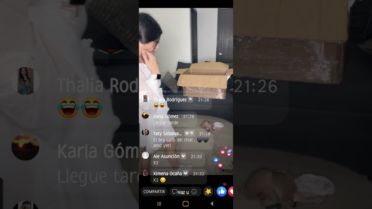 yeri mua tiene un descuido en vivo