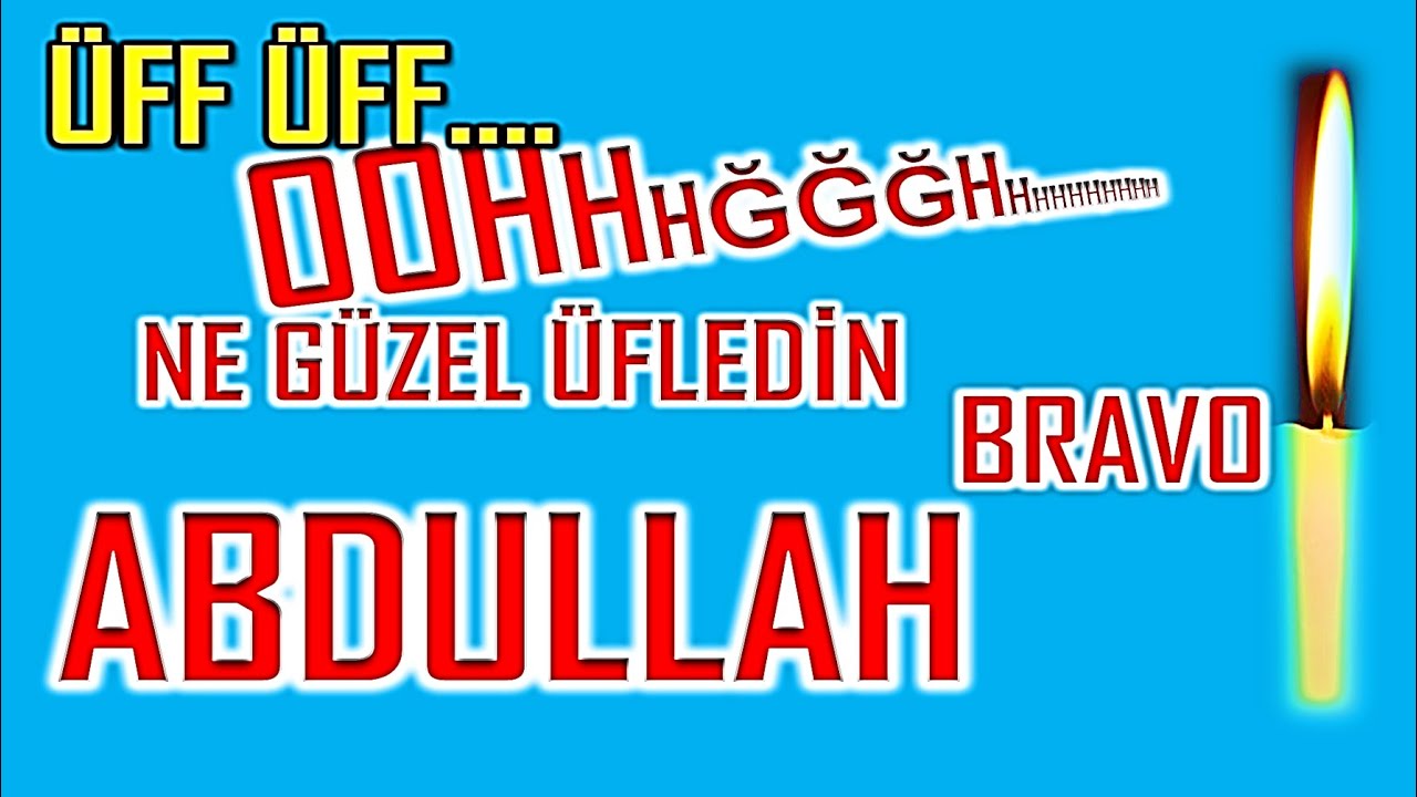 İyi ki Doğdun Abdullah İsme Özel Komik Doğum Günü Şarkısı