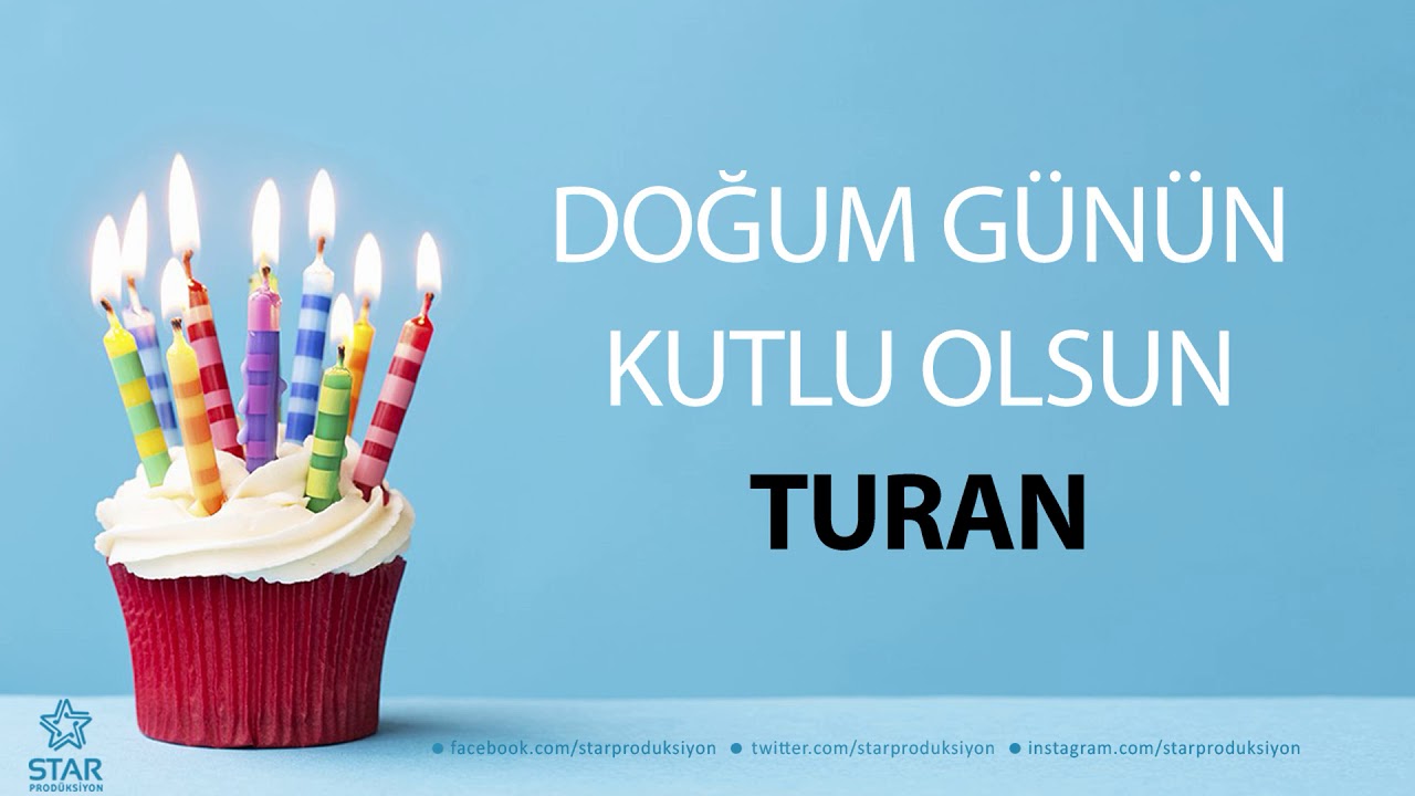 İyi ki Doğdun TURAN - İsme Özel Doğum Günü Şarkısı