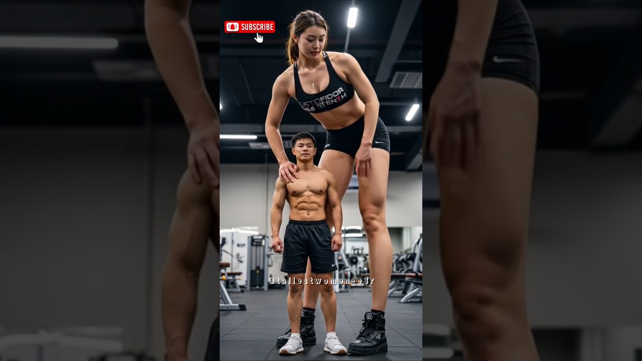 You Think You're Tall, I am Bodybuilder 🧐 #tallgirl #shorts #tallwoman #subscribe #ai #trendingnow