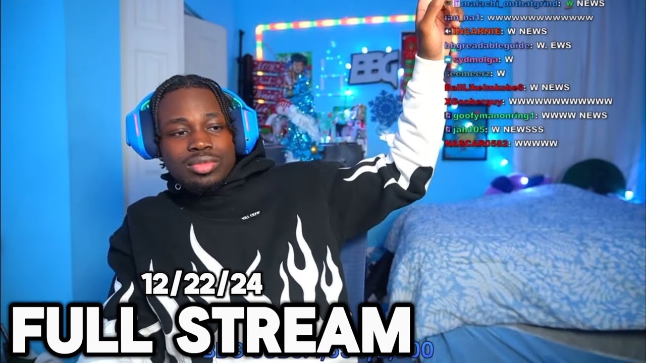 Youtuber Celebrity Lookalike, BBG Reddit, Spotify Transitions, Reactions - Blueryai VOD 12/22/24