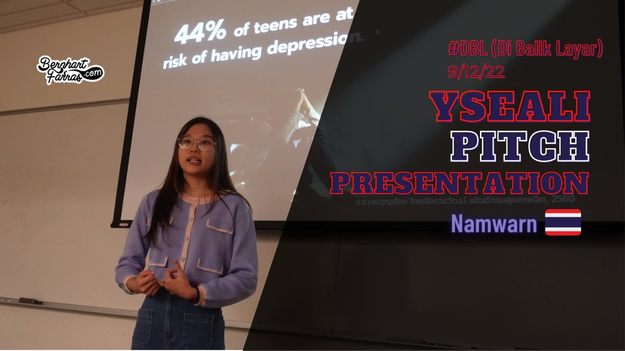 YSEALI Social Entrepreneurship and Economic Development Elevator Pitch Namwarn Thailand DBL EN