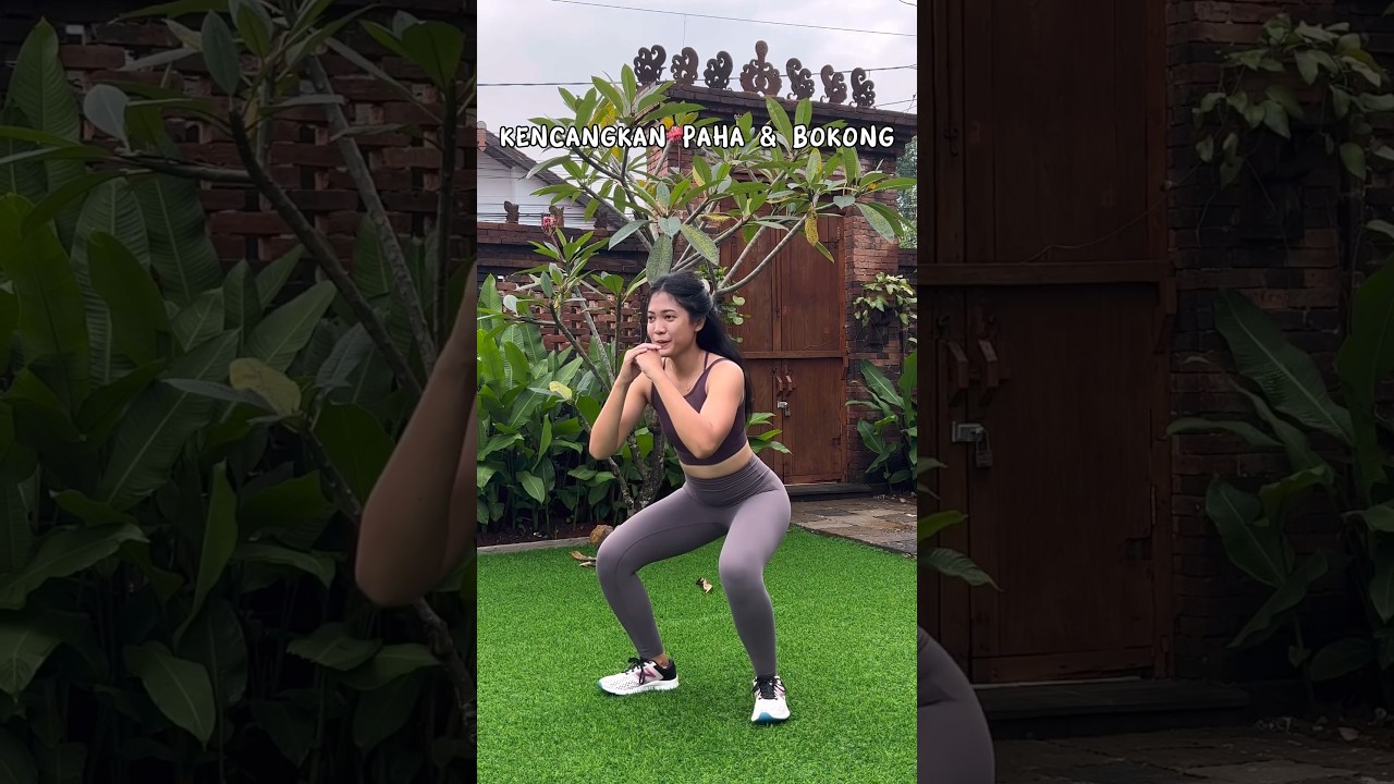 YUK KENCANGKAN PAHA DAN BOKONG #workout #bakarlemak #bakarkalori #fitness #olahraga #pemula #gym