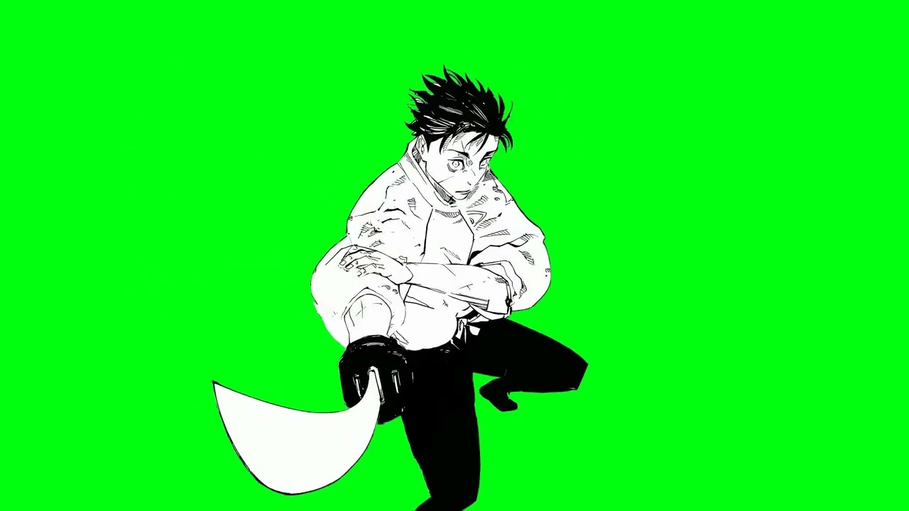 Yuta  Okkotsu   green screen manga animation   #jujutsukaisen  #yuta