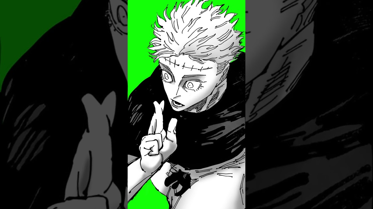 yuta in gojo Green screen Manga Animation , JJK #jjk #jujutsukaisen  #jjkedit  #yuta #greenscreen