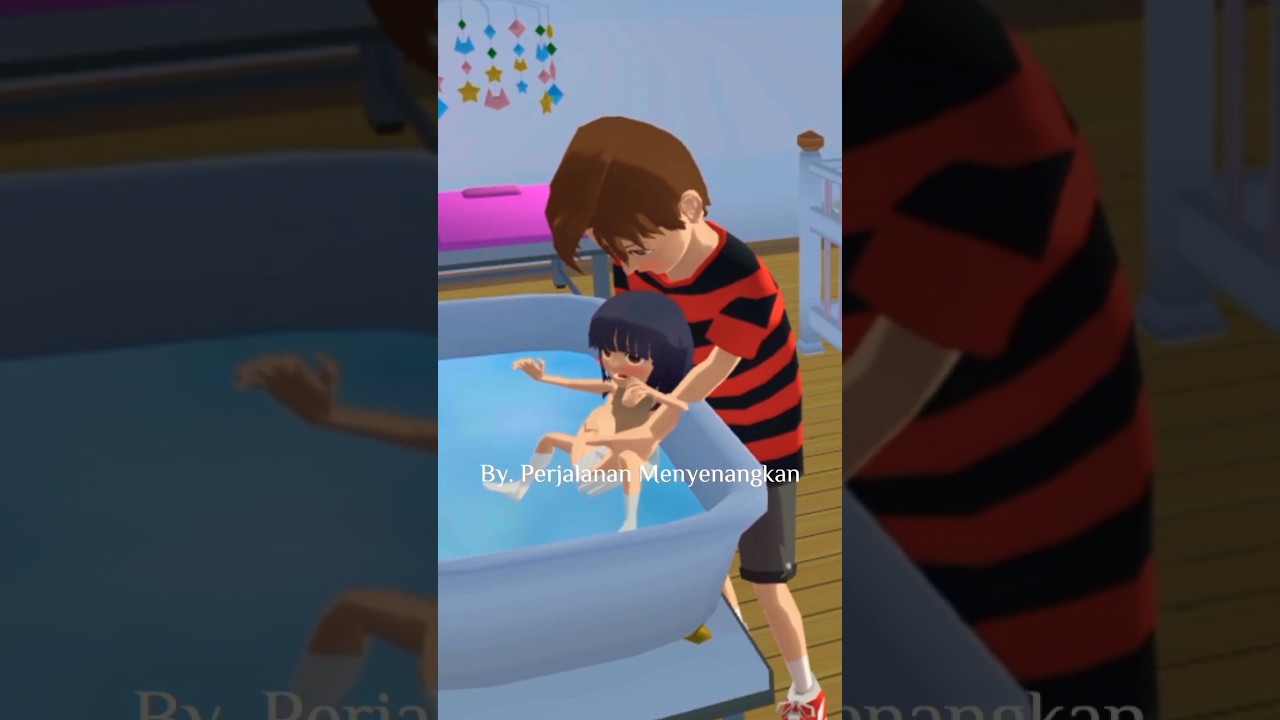 YUTA MANDIIN BABY MIO #perjalananmenyenangkan  #sakuraschoolsimulator #sakura #shorts