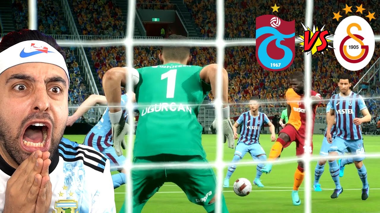 ZAHA 76 TANE ÇALIM ATTI ! TRABZONSPOR - GALATASARAY DERBİSİ !