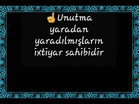 Zaminden ibretamiz kelamlar