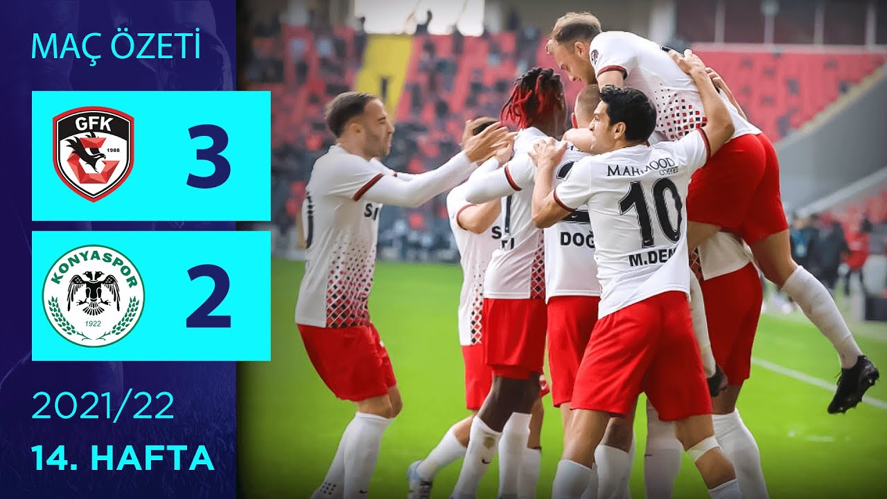 ÖZET: Gaziantep FK 3-2 Konyaspor | 14. Hafta - 2021/22