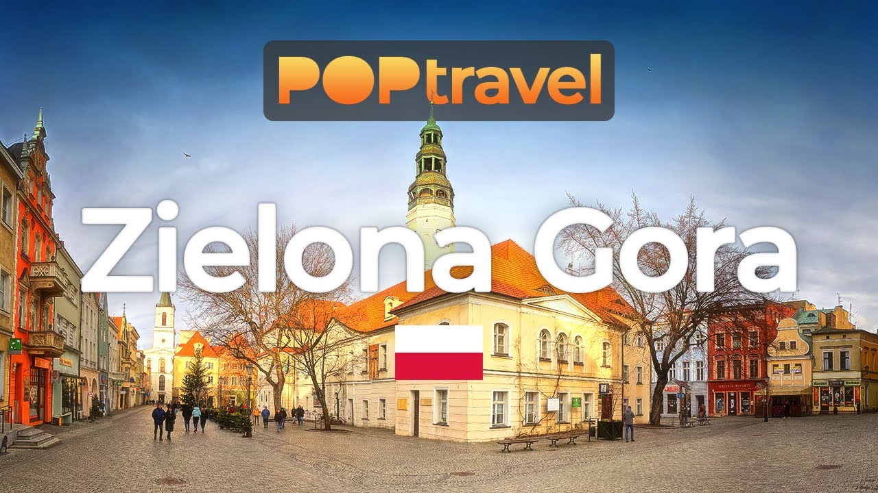 ZIELONA GORA, Poland - Winter Tour - 4K HDR