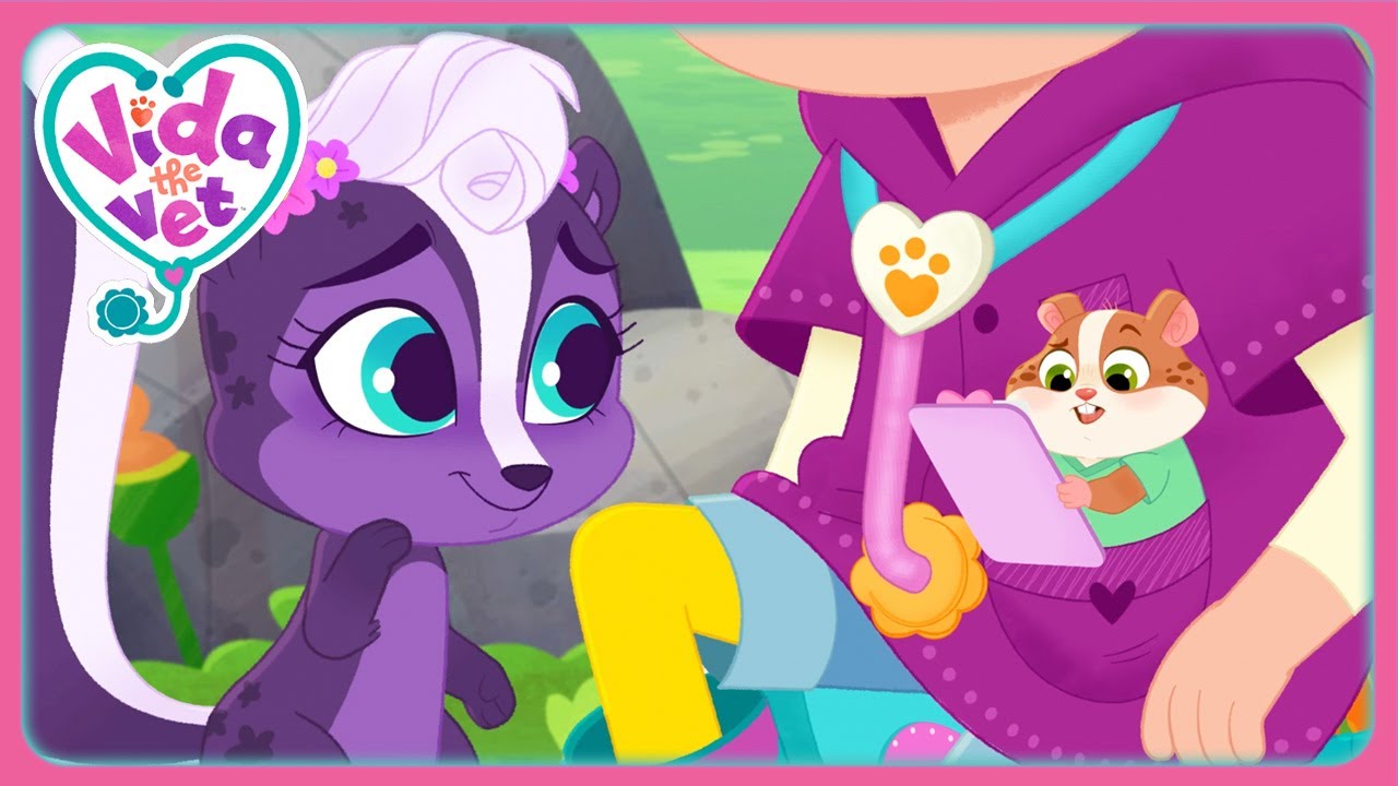 ZigZag's Skunk Spray (Full Episode) | Vida the Vet | Cartoons for Kids