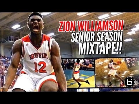 Zion Williamson OFFICIAL Senior Year Mixtape!!! CERTIFIED High School LEGEND!!!