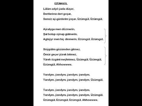 Üzümgül Minus Karaoke Bally Hajy