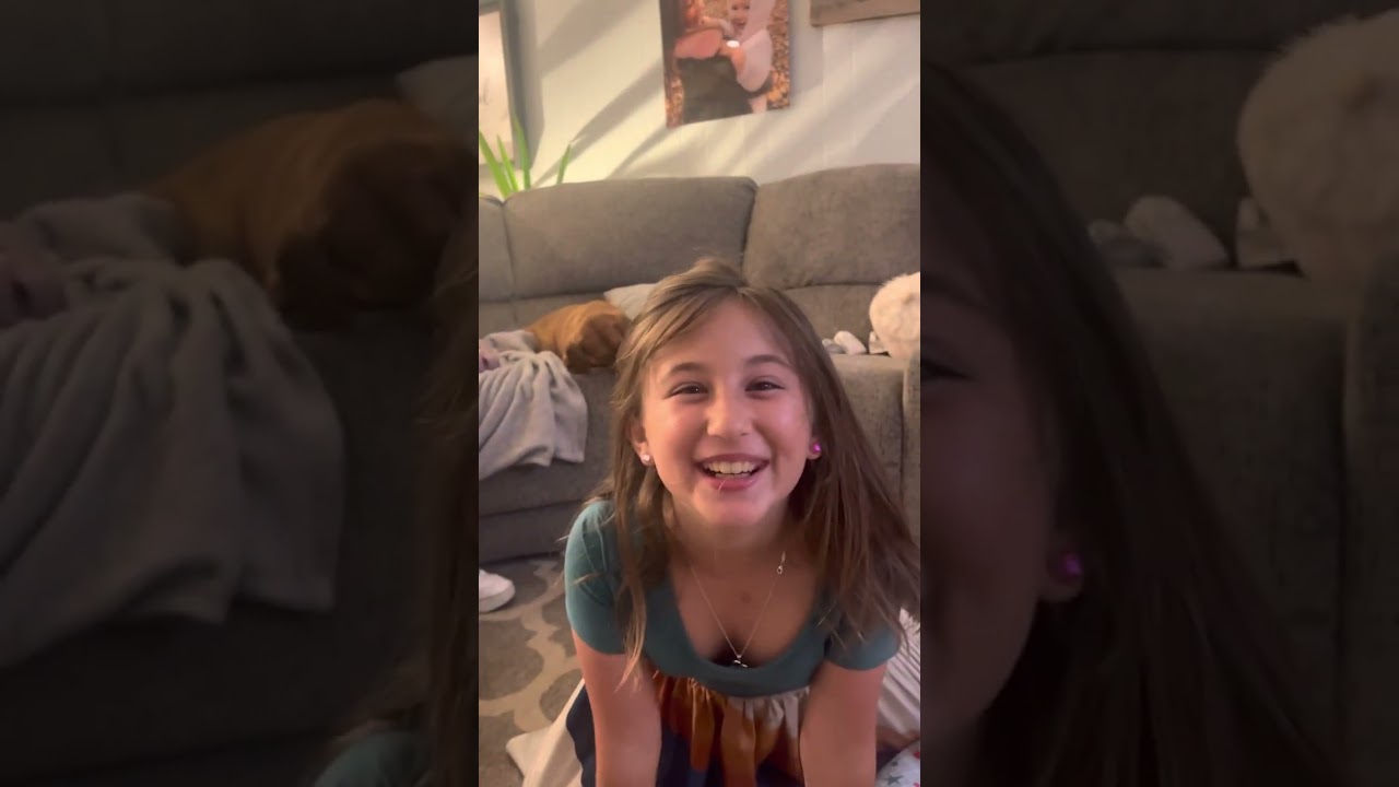 Zoey’s Reaction!  Thanks TMB!