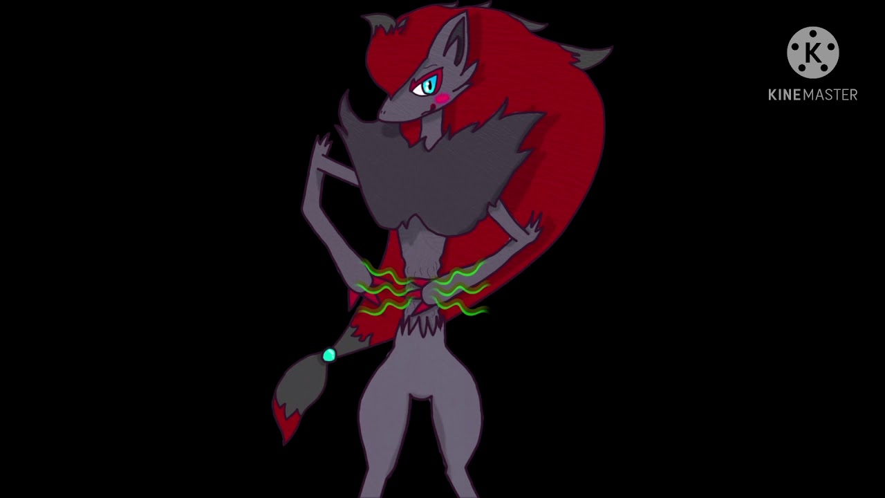 Zoroark’s stomach growing