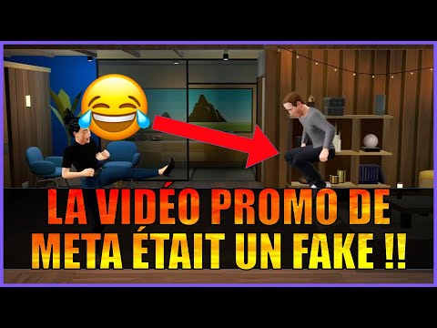 Zuckerberg fait la promotion de son Metaverse avec une vidéo mensongère!