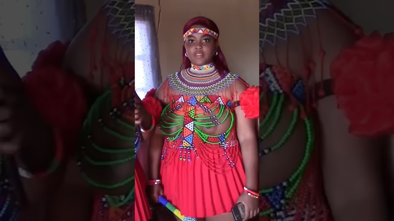 Zulu young Queen 👑#zuluculture #traditionalwear #africa #music #beauty #culture
